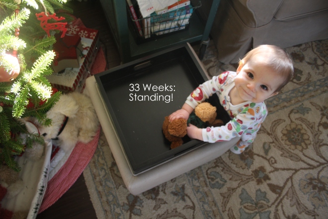 33 weeks standing
